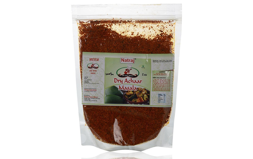 Natraj Dry Achaar Masala    Pack  200 grams